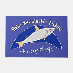 Make sustainable fishing a way of life doormat