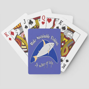 Make sustainable fishing a way of life  playing cards