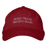 Texas Map/Mexico Flag Hat