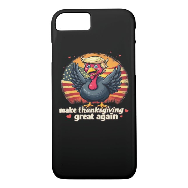 Make Thanksgiving Great Again Thanksgiving Classic Case-Mate iPhone Case (Back)