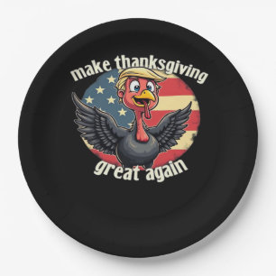 Make Thanksgiving Great Again Thanksgiving Paper Plate