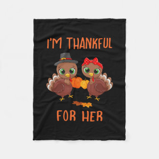 Make Thanksgiving Great Again Trump Turkey Funny  Fleece Blanket