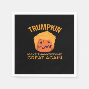 Make Thanksgiving Great Again Trumpkin Boxy Napkin
