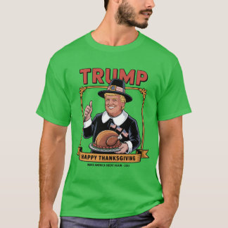 Make Thanksgiving Great Again Vintage Trump Thanks T-Shirt
