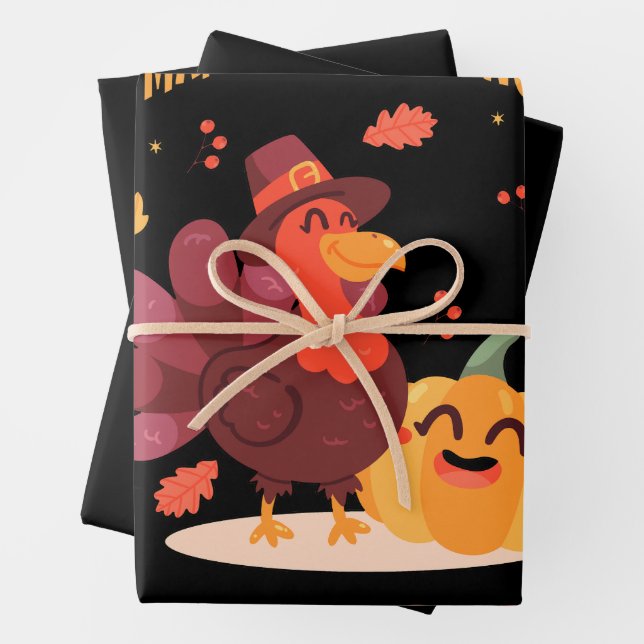 Make Thanksgiving Great Again Wrapping Paper Sheet (In situ)