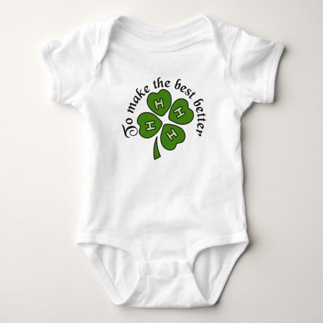 Make The Best Better Baby Bodysuit (Front)