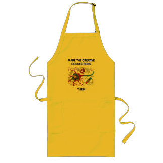 Make The Creative Connections Think (Neuron) Long Apron