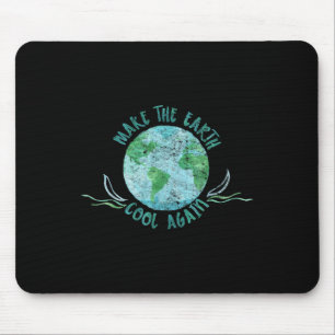 Make The Earth Cool Again - Watercolor Environment Mouse Mat