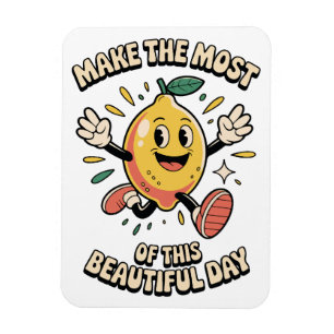 Make the Most – Lemon Fridge Magnet