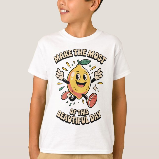 Make the Most – Lemon Fun Day Children's T-Shirt (Front)