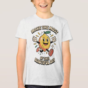 Make the Most – Lemon Fun Day Children's Tri-Blend Shirt