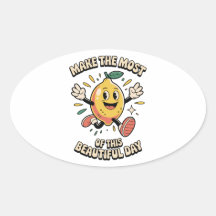 Make the Most – Lemon Vinyl Sticker