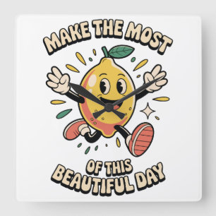 Make the Most – Lemon Wall Clock