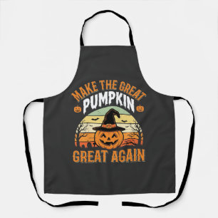 Make The Pumpkin Great Again Halloween Design_1 Apron