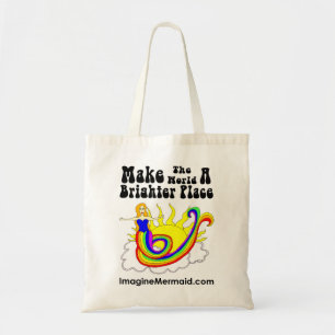 Make The World A Brighter Place Hope Mermaid Promo Tote Bag