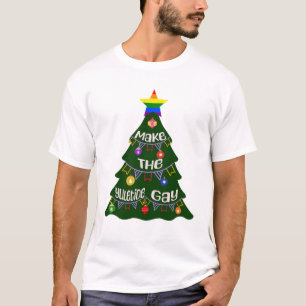Make the Yuletide Gay Pride T-Shirt