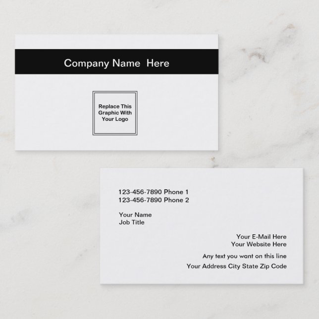 Make This Your Own Business Business Card (Front/Back)