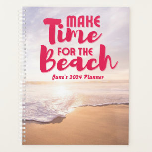 Make Time for the Beach Personalised Planner