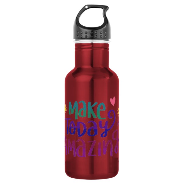 Make Today Amazing 532 Ml Water Bottle (Front)