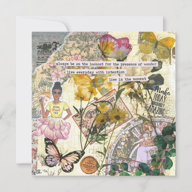 Make Today Amazing Flat Greeting Card (Front)