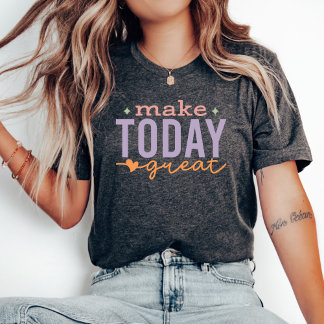 Make Today Great, Retro Women Shirt