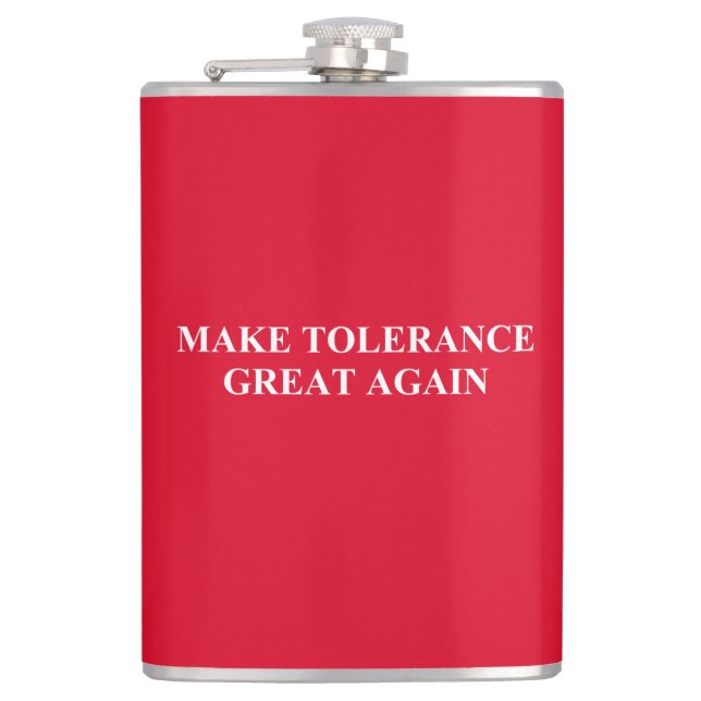 Make Tolerance Great Again Hip Flask (Front)