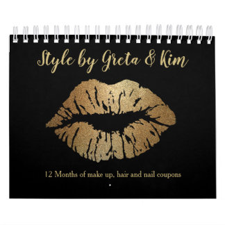 Make Up and Nail Stylist Coupon Promotion Calendar