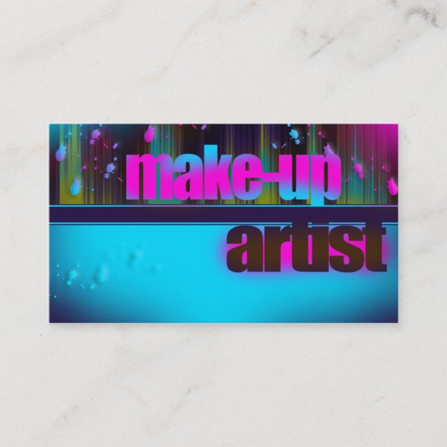 Make-up Artist Business Card (Front)