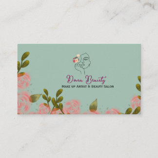 Make Up Artist Business Card 