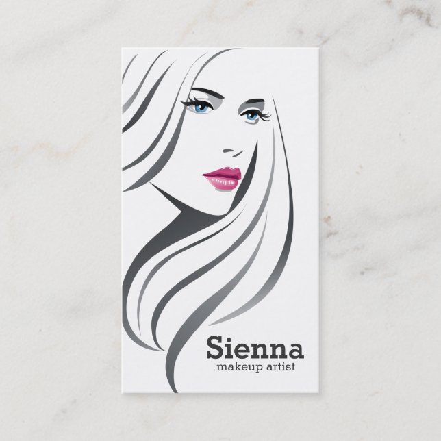 Make up artist business card (Front)