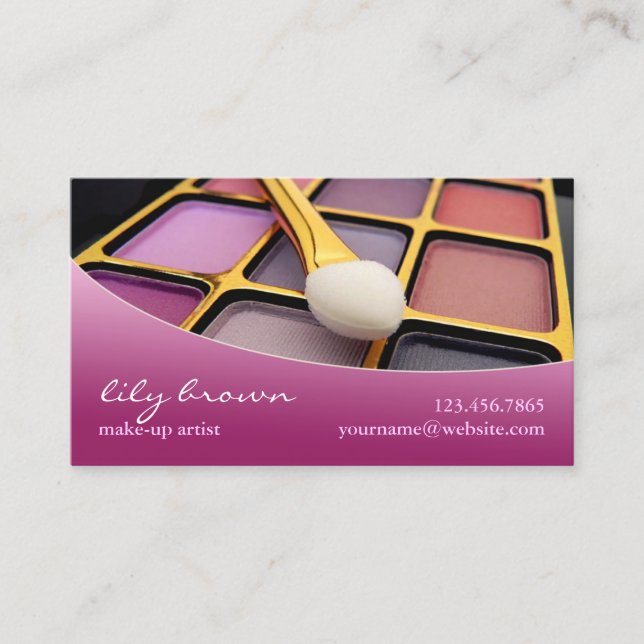 Make-up Artist Business Card (Front)