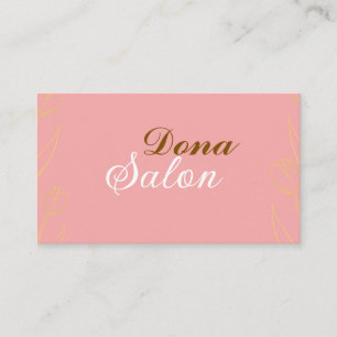 Make Up Artist Business Card 