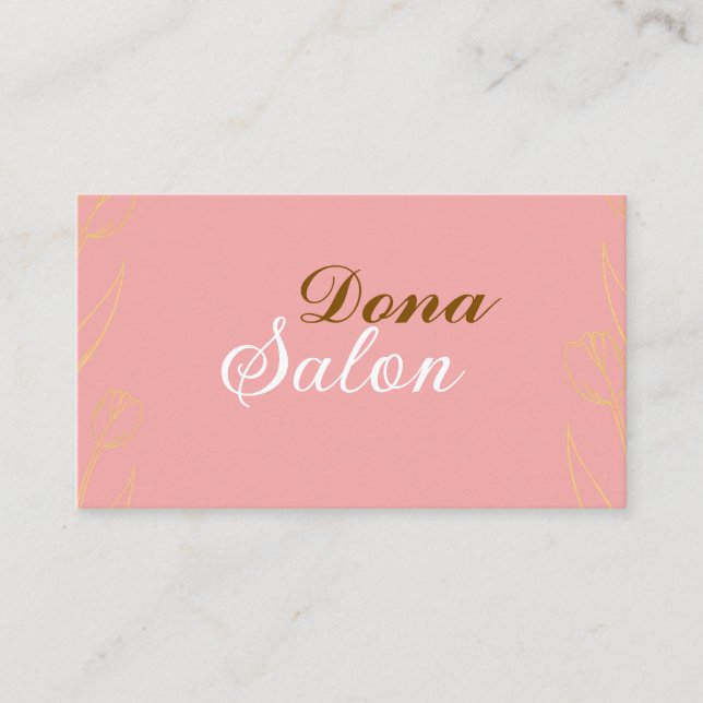Make Up Artist Business Card  (Front)