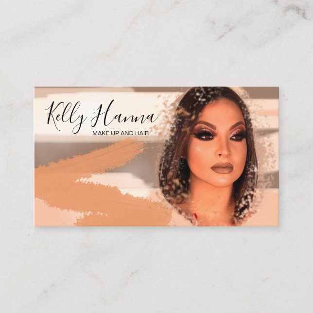 Make up artist business card (Front)