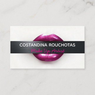 Make Up Artist Business Card - full size