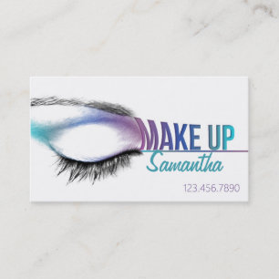 Make up artist business card Makeup artist