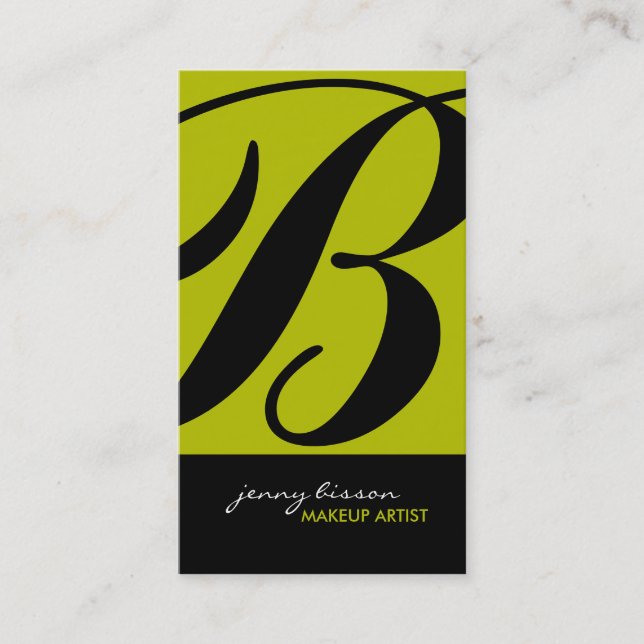 Make-Up Artist Business Cards (Front)