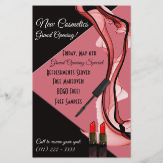 Make-up Artist Cosmetic Sale Flyer