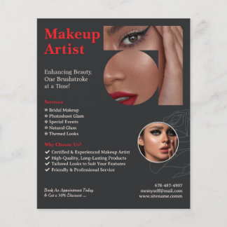 Make Up Artist Custom Flyer