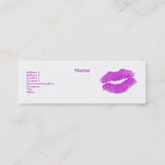 "Make-up Artist" I Profile Card - Customisable