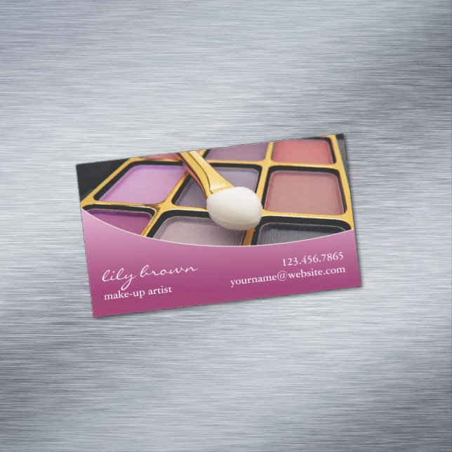 Make-up Artist Magnetic Business Card (In Situ)