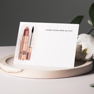 Make up Artist Personalised Note Cards