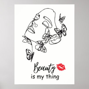Make up Artist Wall Art, Beautician Beauty Salon Poster