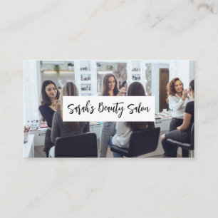 Make Up Artist Working in Studio Business Card