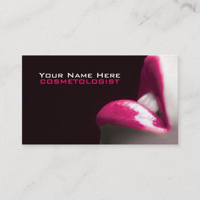 Make-Up Artists  Business Cards (Front)