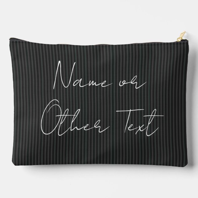 Make-Up Bag Black Lines HAMbyWG (Back)