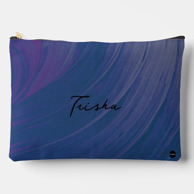Make-up bag Dark Blue Swoosh HMbyWG (Front)