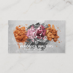 Make Up Beauty Logo Cosmetics Loyalty Card