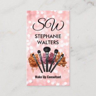 Make Up Brushes and Foundation Business Card