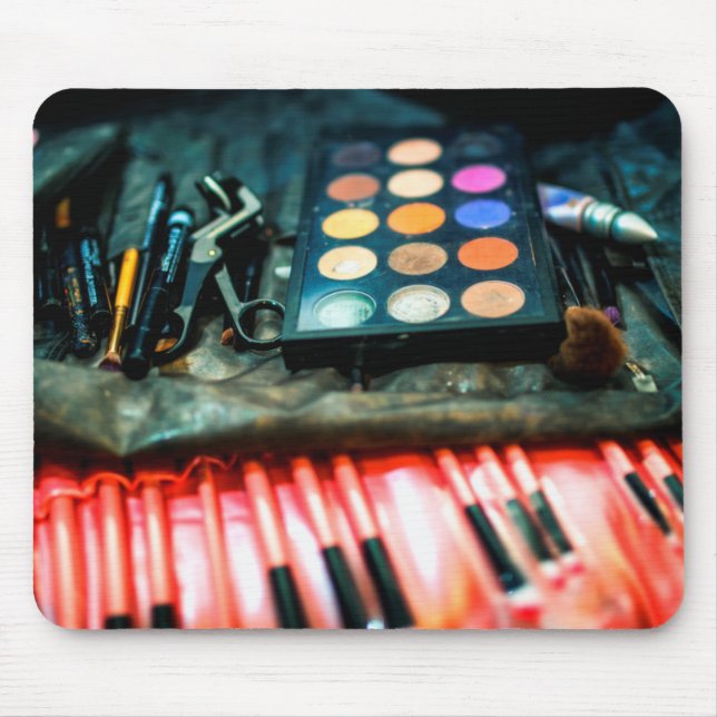 Make-Up Brushes Mouse Mat (Front)